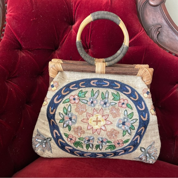 Vintage Meera Mahadevia Tote - Picture 2 of 6